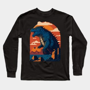 King of The monsters vector illustration design Long Sleeve T-Shirt